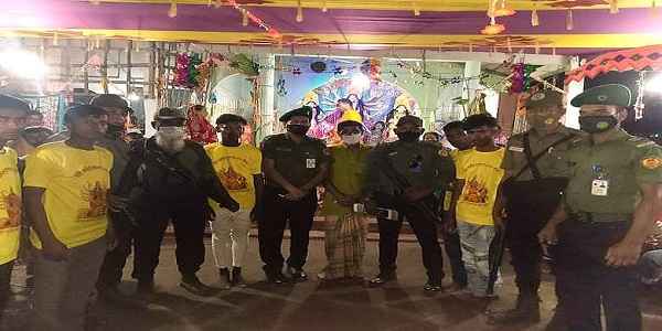 ছাতক ও তাহিরপুরে পূজা মন্ডপের নিরাপত্তায় আনসার ভিডিপির মোবাইল টিম - Sunamganj Journal