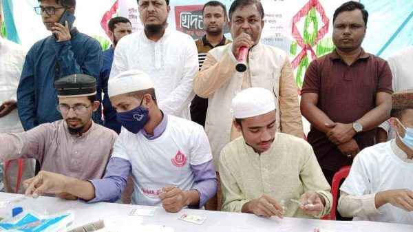 দোয়ারাবাজারে খিদমাহ ব্লাড ব্যাংক উদ্যোগে দিনব্যাপী রক্তের গ্রুপ নির্ণয় কর্মসূচি - Sunamganj Journal