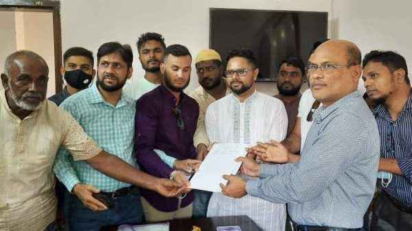লক্ষণশ্রী ইউনিয়নে স্বতন্ত্র প্রার্থী মহিম তালুকদারের মনোনয়ন দাখিল - Sunamganj Journal